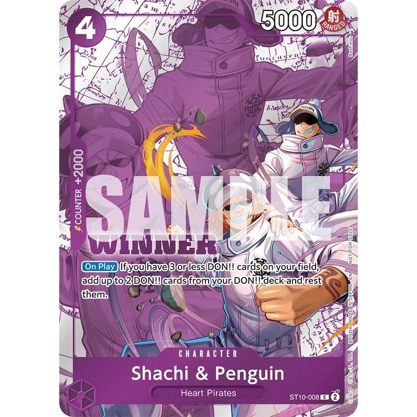 Image for Shachi & Penguin (Winner Pack 2025 Vol. 4) (ST10-008) (OP-PR) - One Piece Card Game