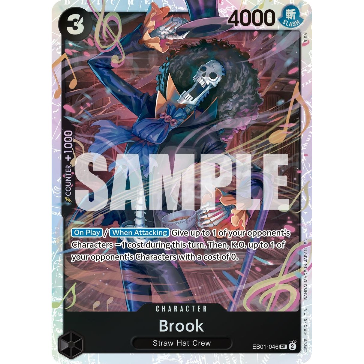 Image for Brook - EB01-046 (Reprint) (EB01-046) (PRB-02) - One Piece Card Game