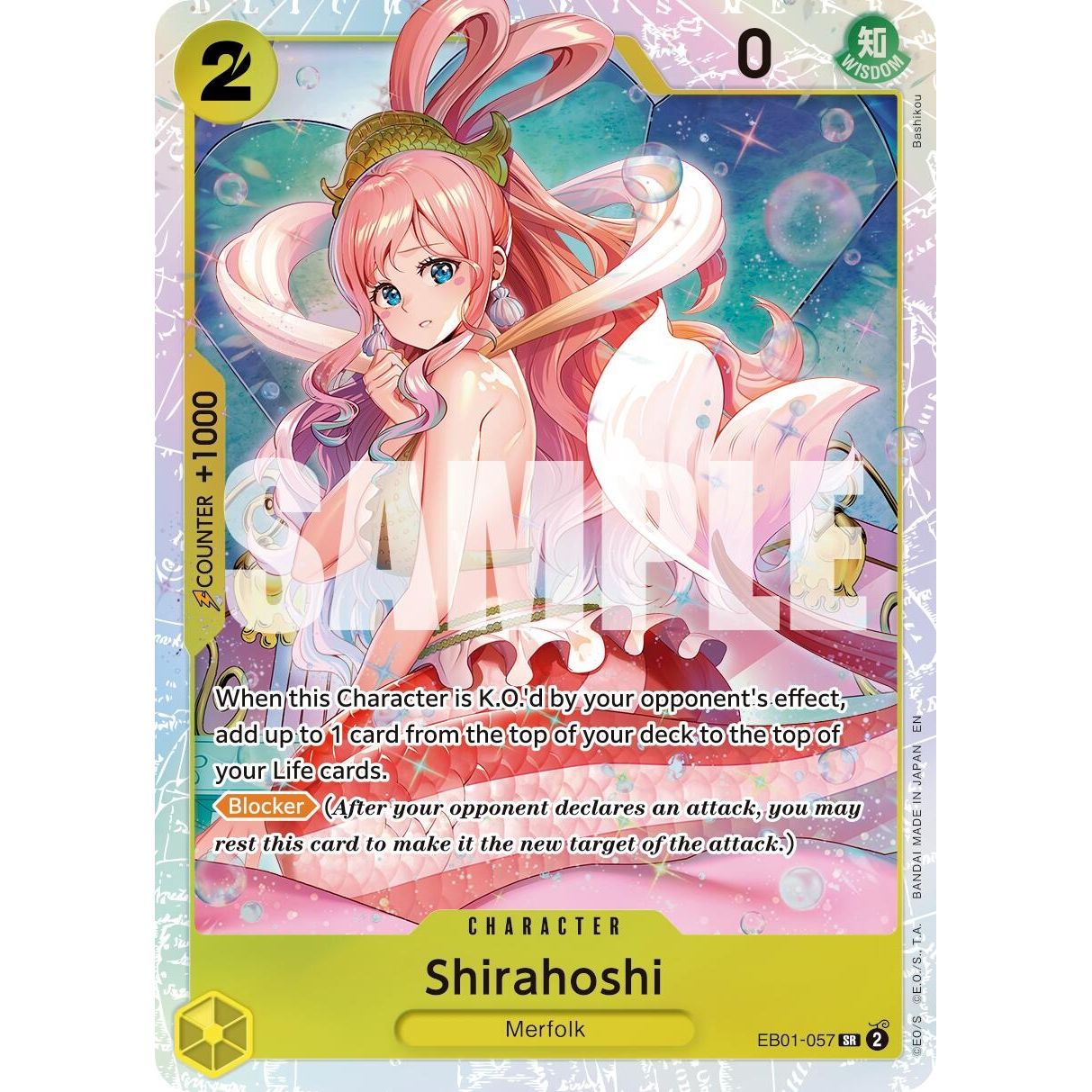 Image for Shirahoshi (Reprint) (EB01-057) (PRB-02) - One Piece Card Game