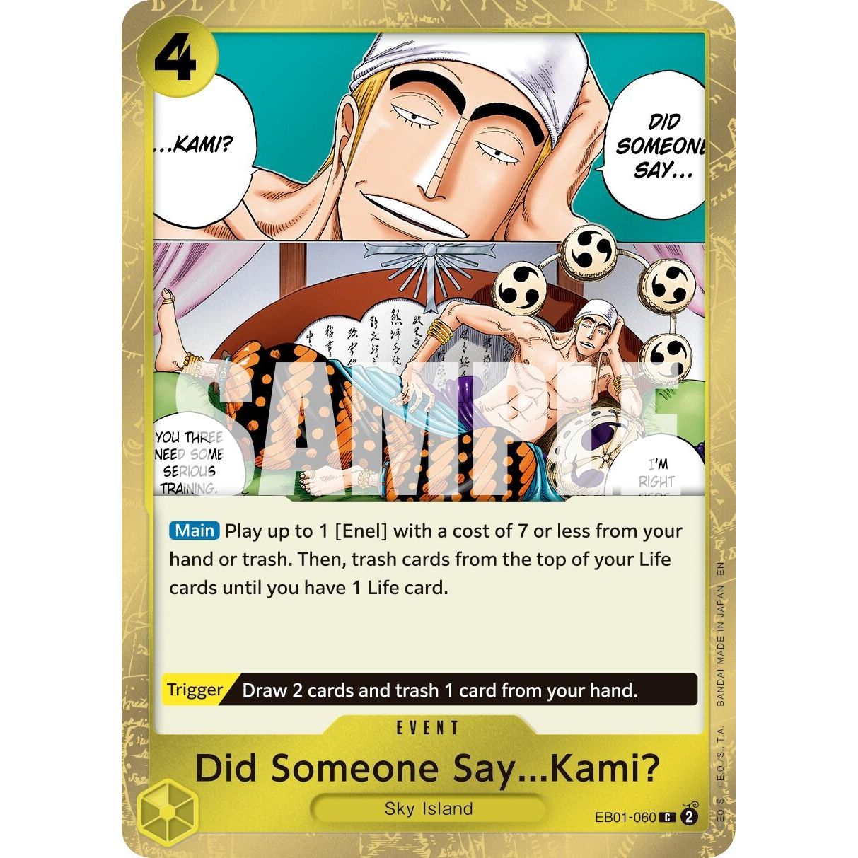 Image for Did Someone Say...Kami? (Pirate Foil) (EB01-060) (PRB-02) - One Piece Card Game