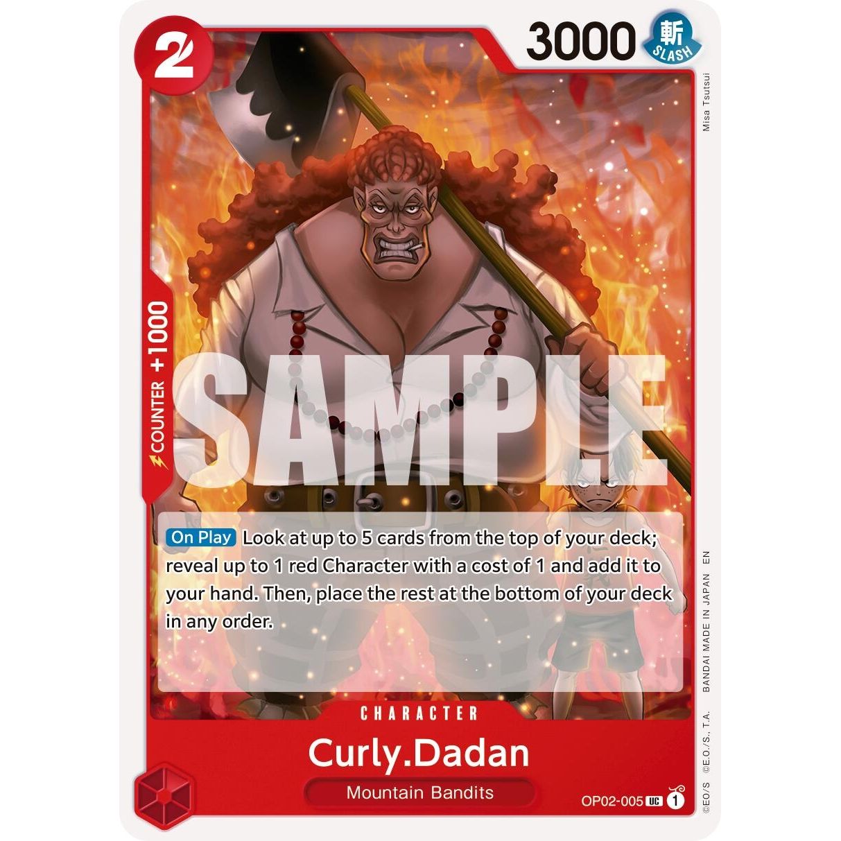 Image for Curly.Dadan (Reprint) (OP02-005) (PRB-02) - One Piece Card Game
