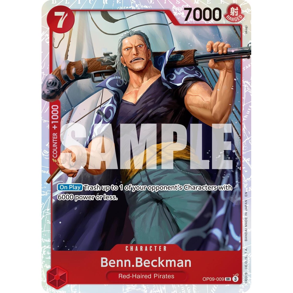 Image for Benn.Beckman (Reprint) (OP09-009) (PRB-02) - One Piece Card Game