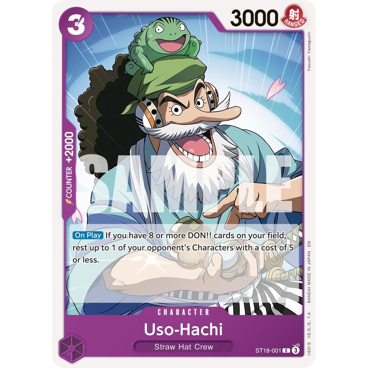 Image for Uso-Hachi (Reprint) (ST18-001) (PRB-02) - One Piece Card Game