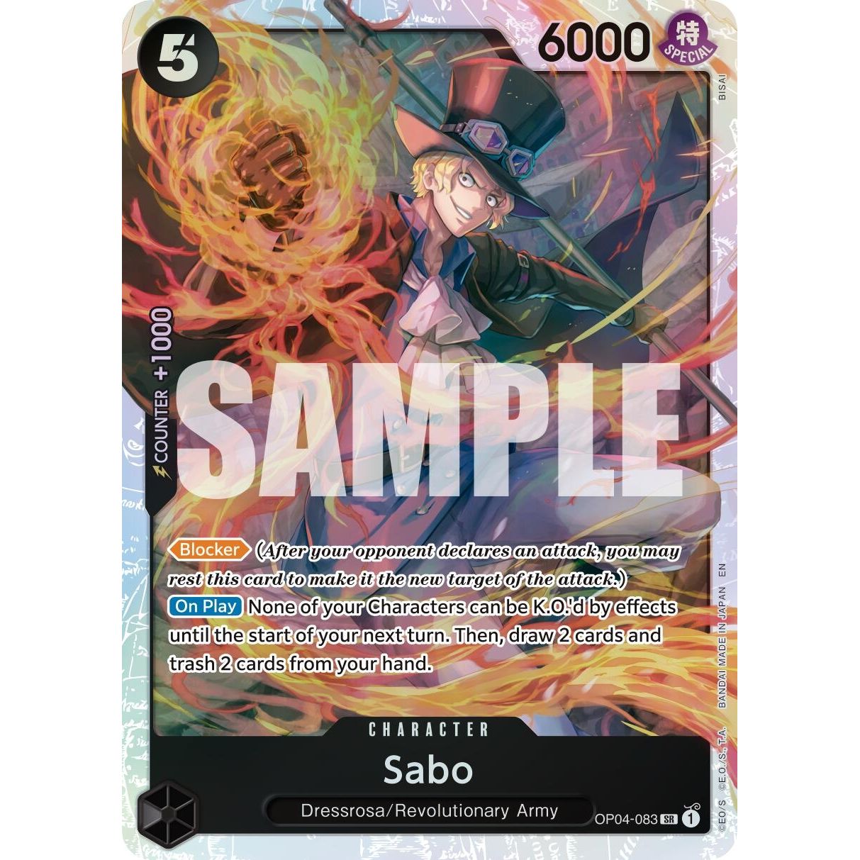 Image for Sabo - OP04-083 (Reprint) (OP04-083) (PRB-02) - One Piece Card Game