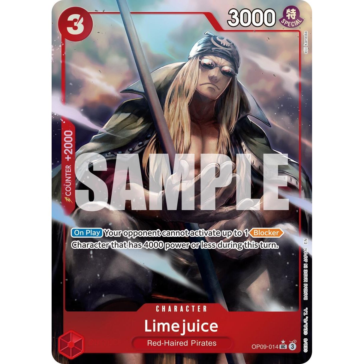 Image for Limejuice (Alternate Art) (OP09-014) (PRB-02) - One Piece Card Game