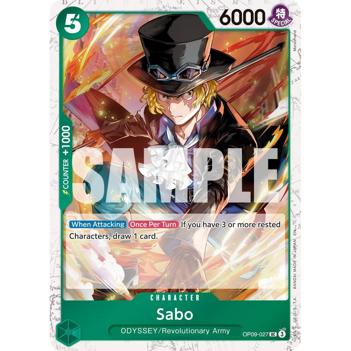 Image for Sabo - OP09-027 (Pirate Foil) (OP09-027) (PRB-02) - One Piece Card Game
