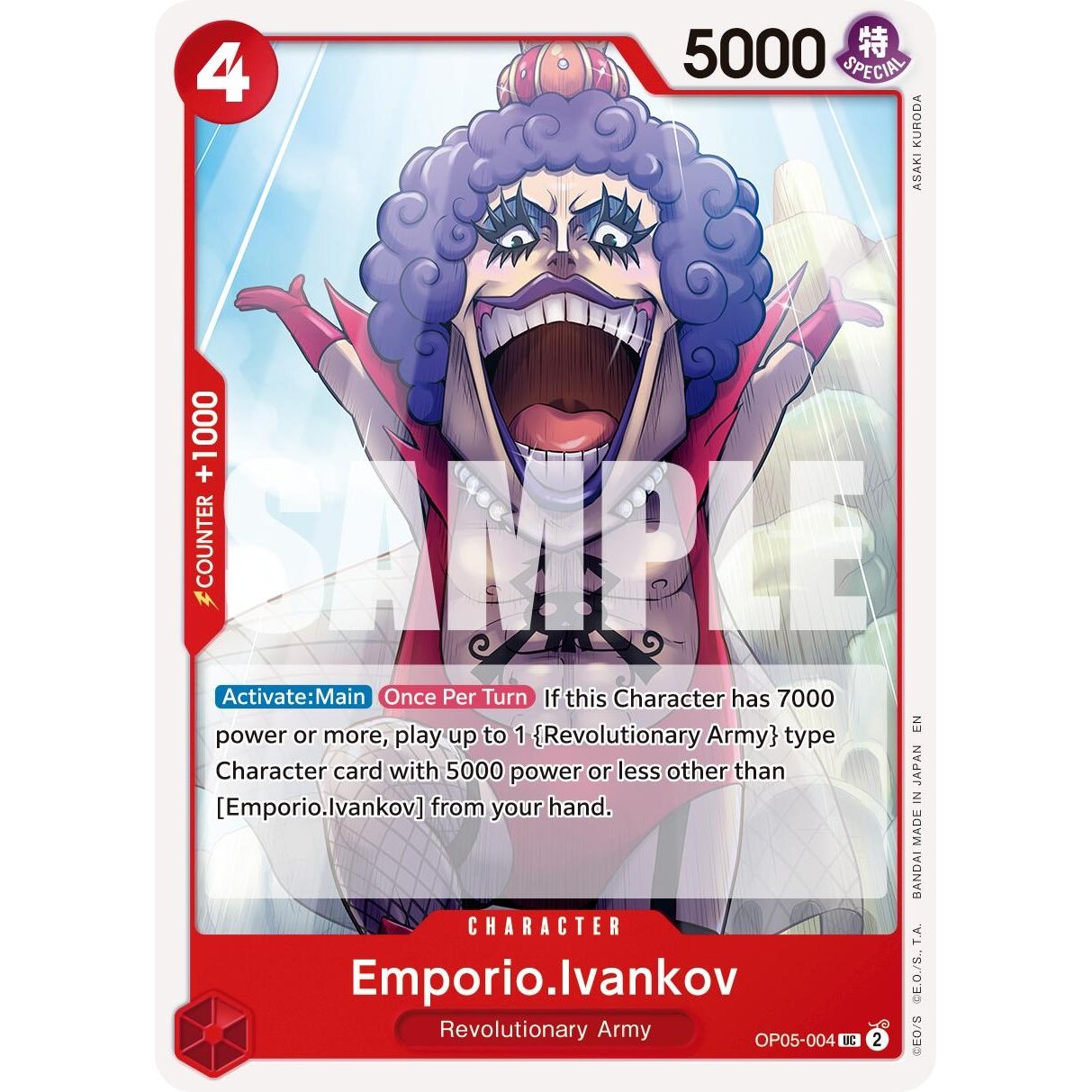 Image for Emporio.Ivankov (Reprint) (OP05-004) (PRB-02) - One Piece Card Game