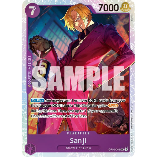 Image for Sanji - OP09-065 (Reprint) (OP09-065) (PRB-02) - One Piece Card Game