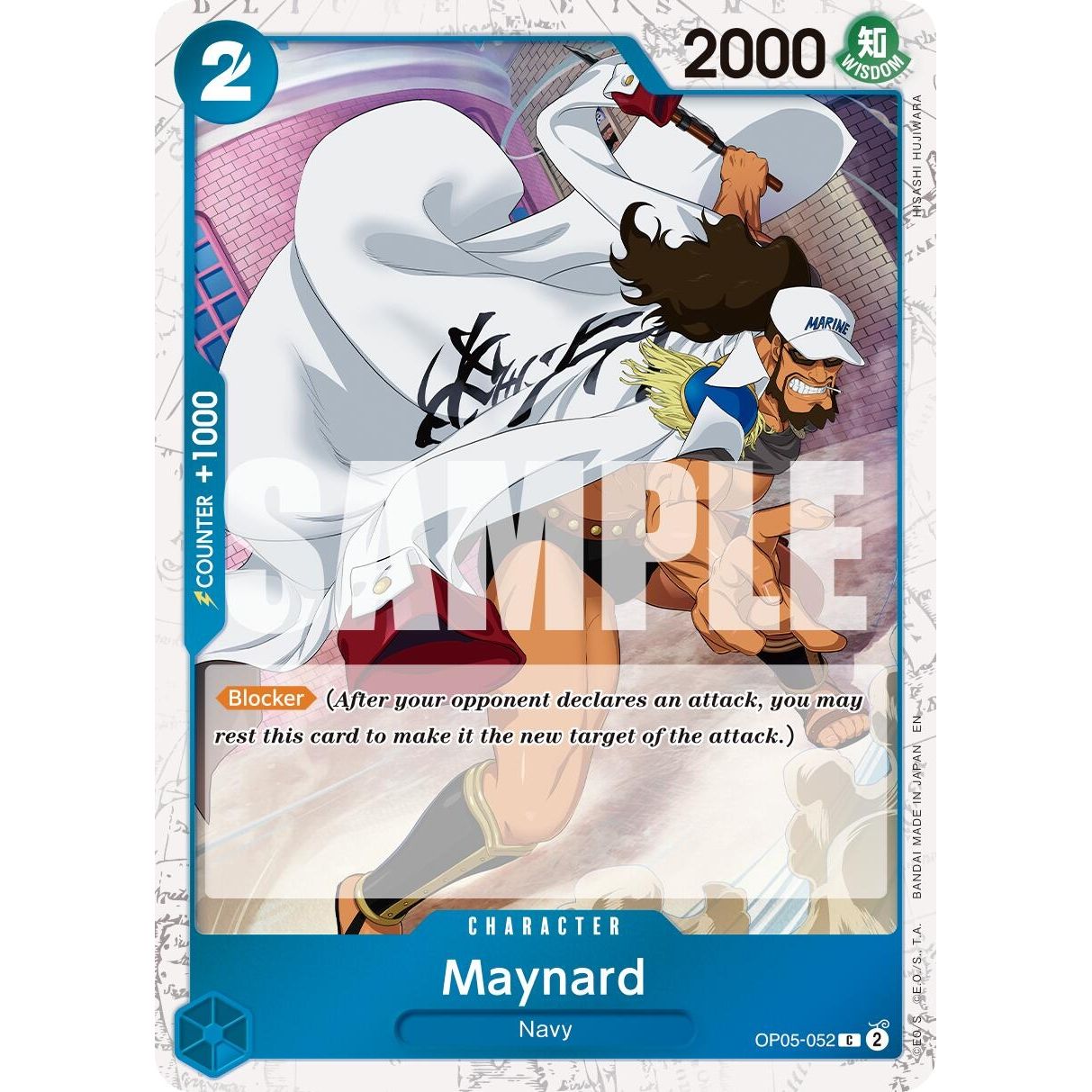 Image for Maynard (Pirate Foil) (OP05-052) (PRB-02) - One Piece Card Game