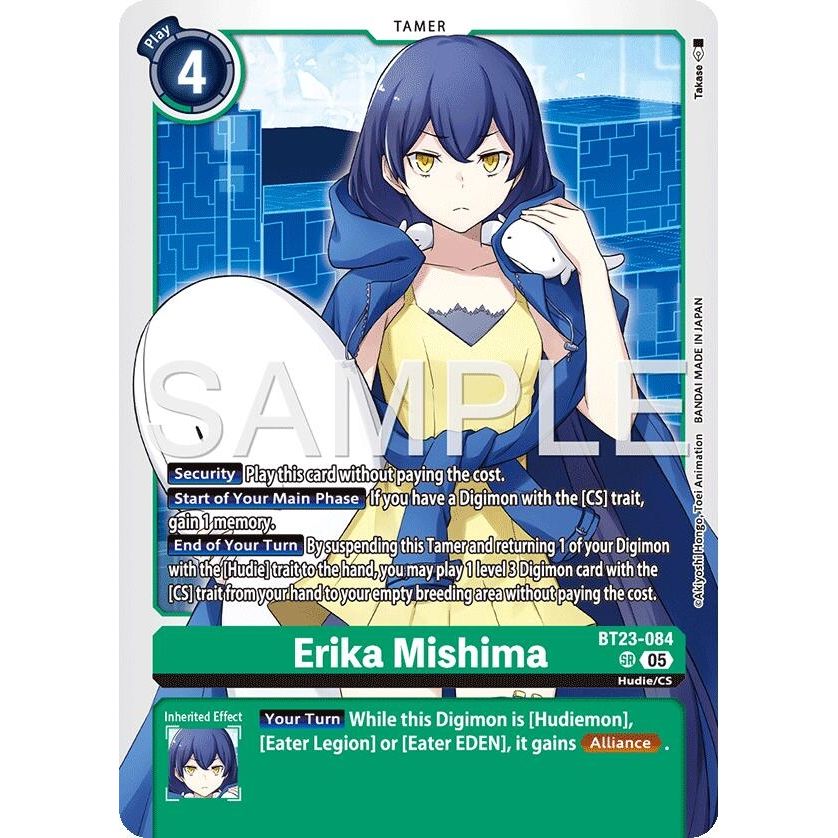 Image for Erika Mishima (BT23-084 SR) (BT-23) - Digimon Card Game
