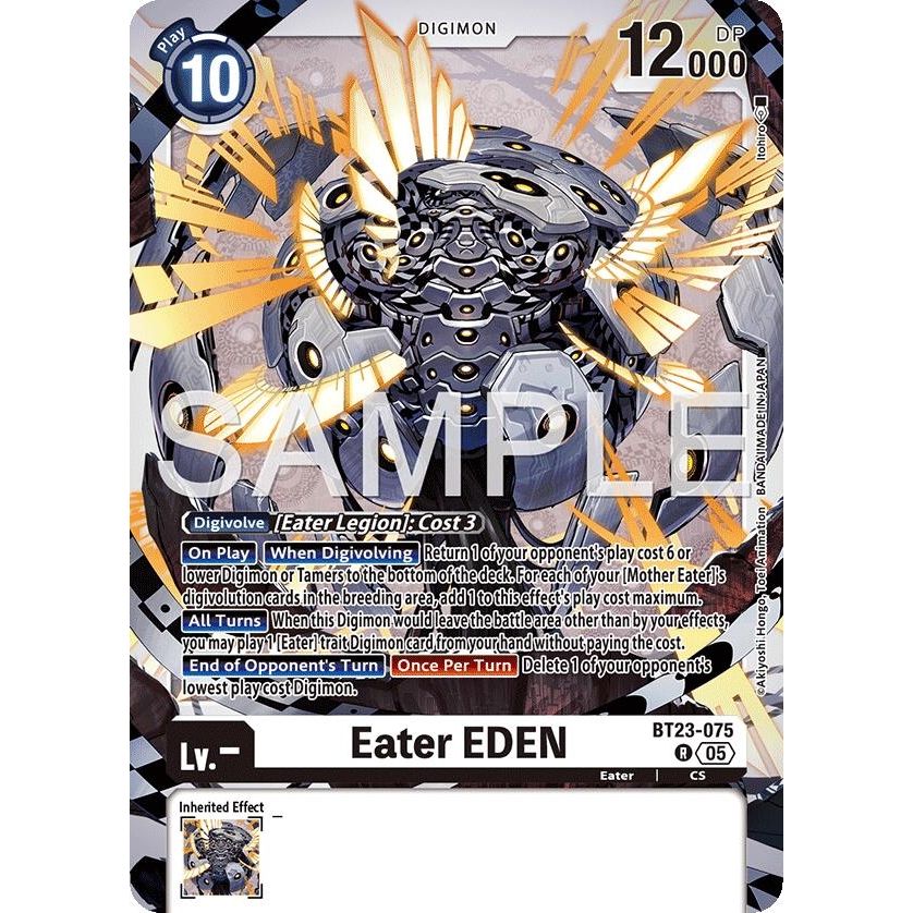 Image for Eater EDEN (BT23-075 R) (BT-23) - Digimon Card Game