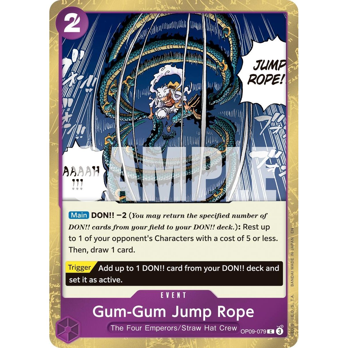 Image for Gum-Gum Jump Rope (Pirate Foil) (OP09-079) (PRB-02) - One Piece Card Game