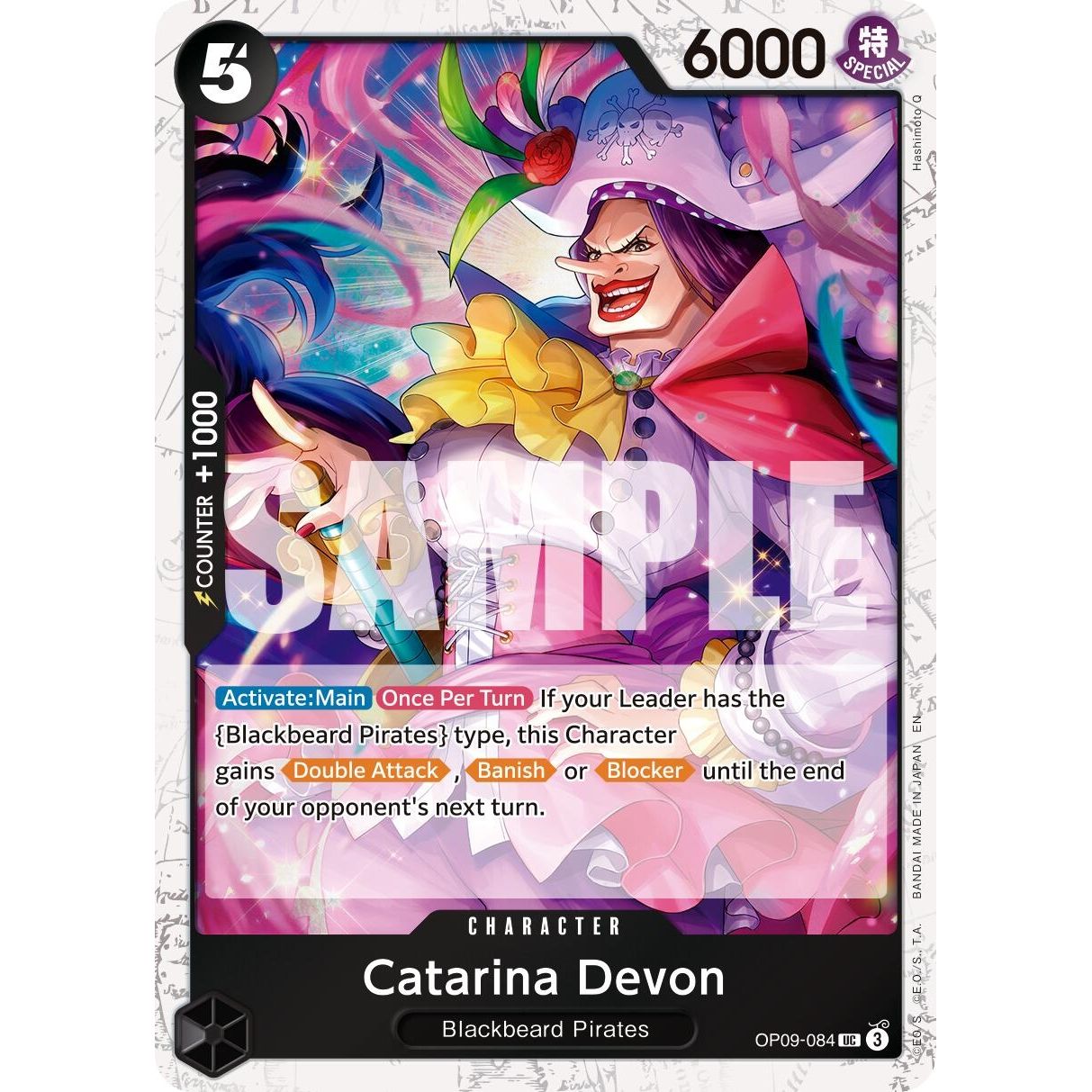 Image for Catarina Devon (Pirate Foil) (OP09-084) (PRB-02) - One Piece Card Game