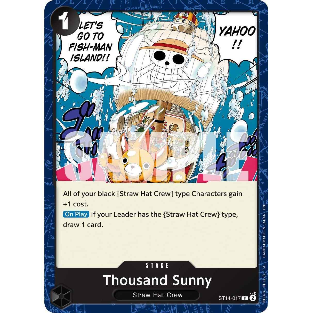 Image for Thousand Sunny (Reprint) (ST14-017) (PRB-02) - One Piece Card Game