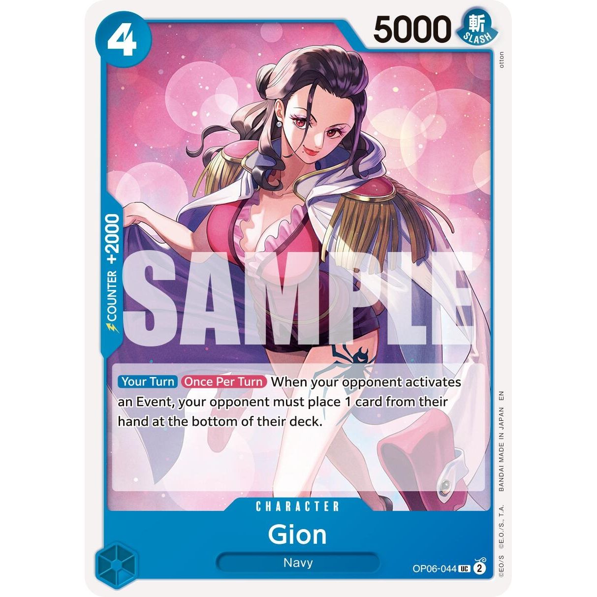 Image for Gion (Reprint) (OP06-044) (PRB-02) - One Piece Card Game