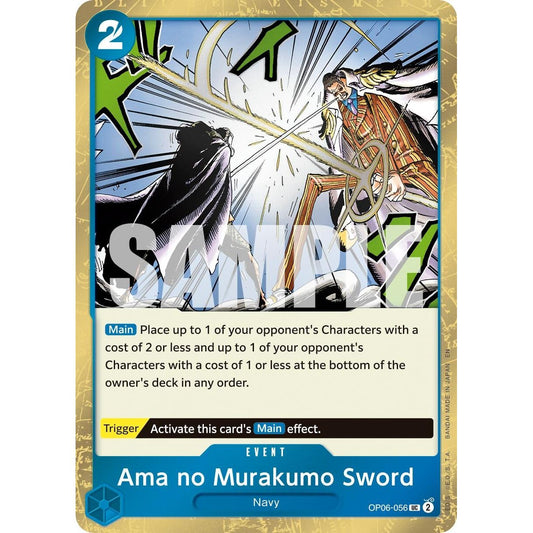 Image for Ama no Murakumo Sword (Pirate Foil) (OP06-056) (PRB-02) - One Piece Card Game