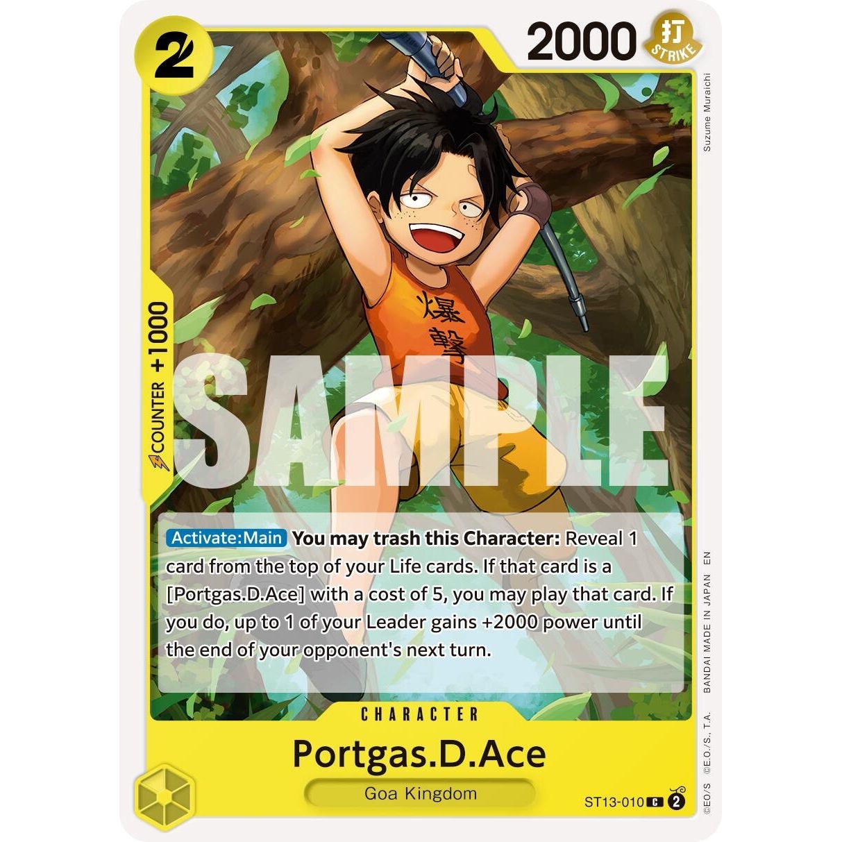 Image for Portgas.D.Ace - ST13-010 (Reprint) (ST13-010) (PRB-02) - One Piece Card Game