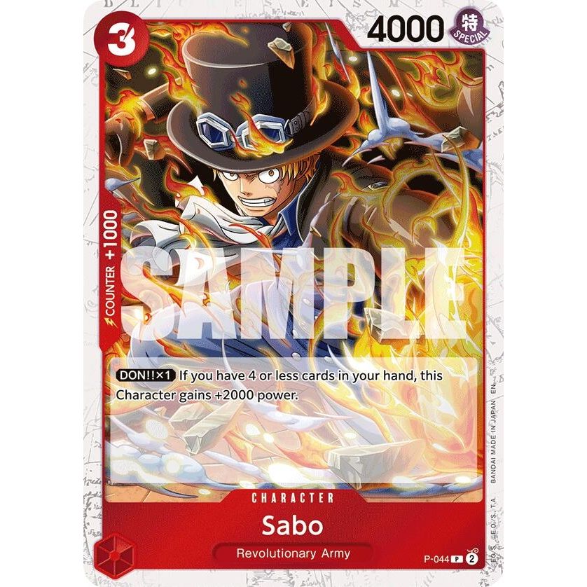 Image for Sabo - P-044 (Pirate Foil) (P-044) (PRB-02) - One Piece Card Game