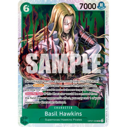 Image for Basil Hawkins - OP07-029 (Reprint) (OP07-029) (PRB-02) - One Piece Card Game