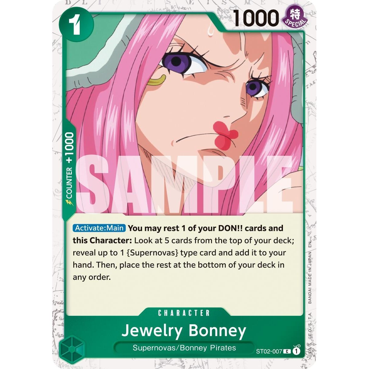 Image for Jewelry Bonney - ST02-007 (Pirate Foil) (ST02-007) (PRB-02) - One Piece Card Game