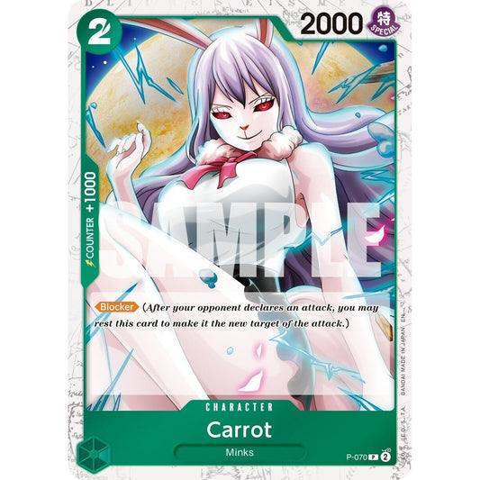 Image for Carrot - P-070 (Pirate Foil) (P-070) (PRB-02) - One Piece Card Game