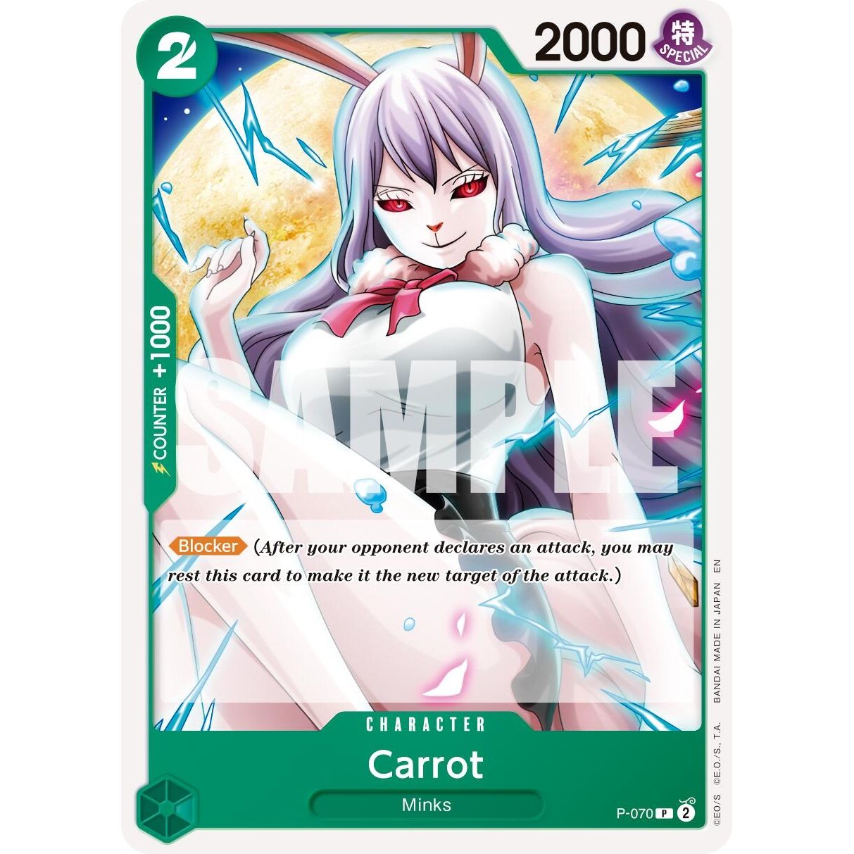 Image for Carrot - P-070 (Reprint) (P-070) (PRB-02) - One Piece Card Game