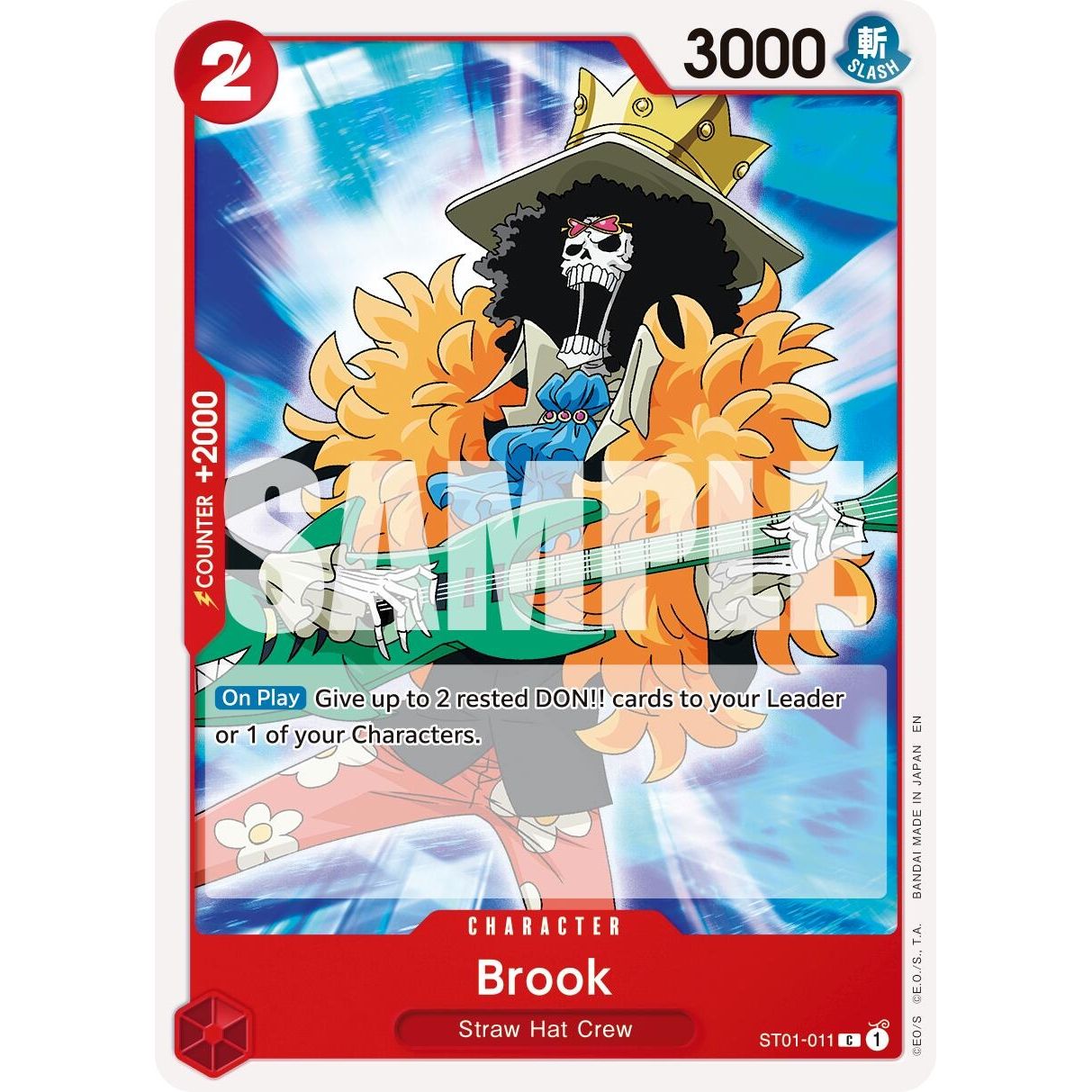 Image for Brook - ST01-011 (Reprint) (ST01-011) (PRB-02) - One Piece Card Game