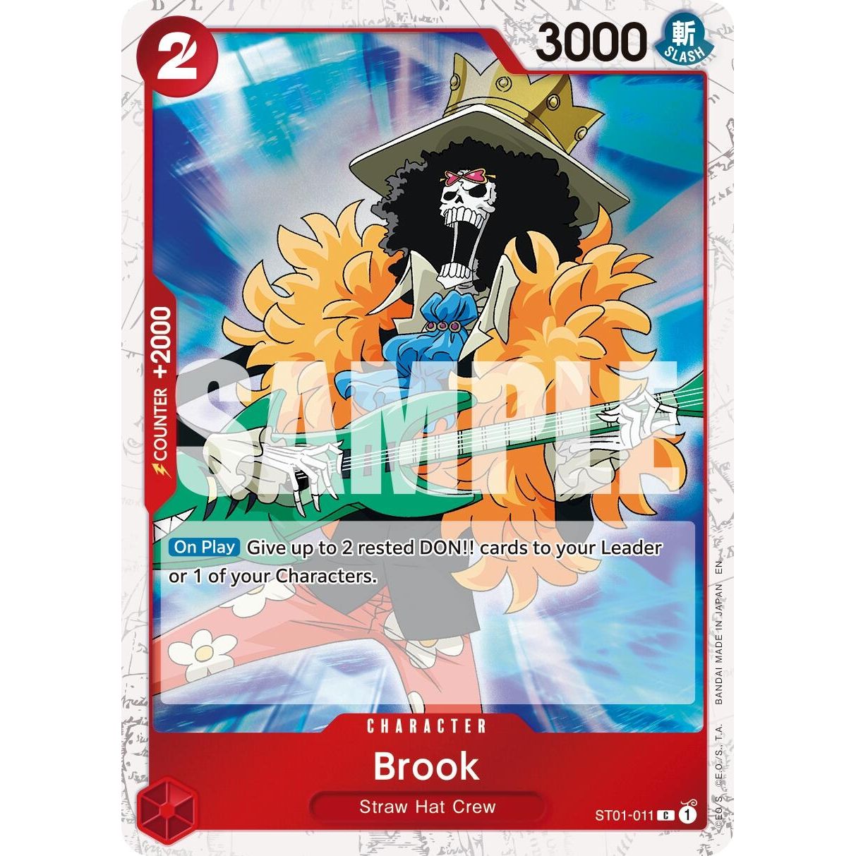Image for Brook - ST01-011 (Pirate Foil) (ST01-011) (PRB-02) - One Piece Card Game