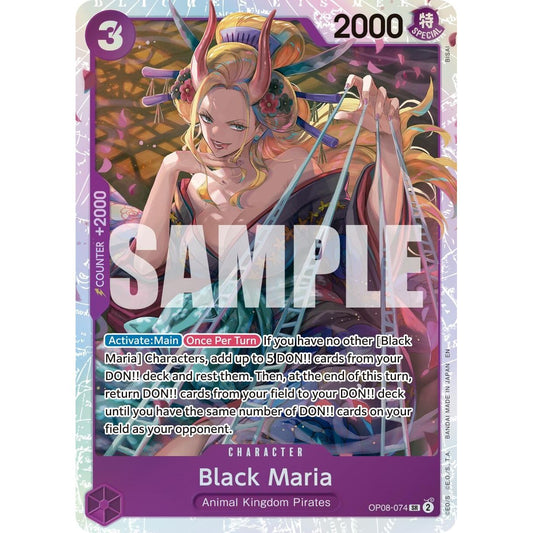 Image for Black Maria (Reprint) (OP08-074) (PRB-02) - One Piece Card Game