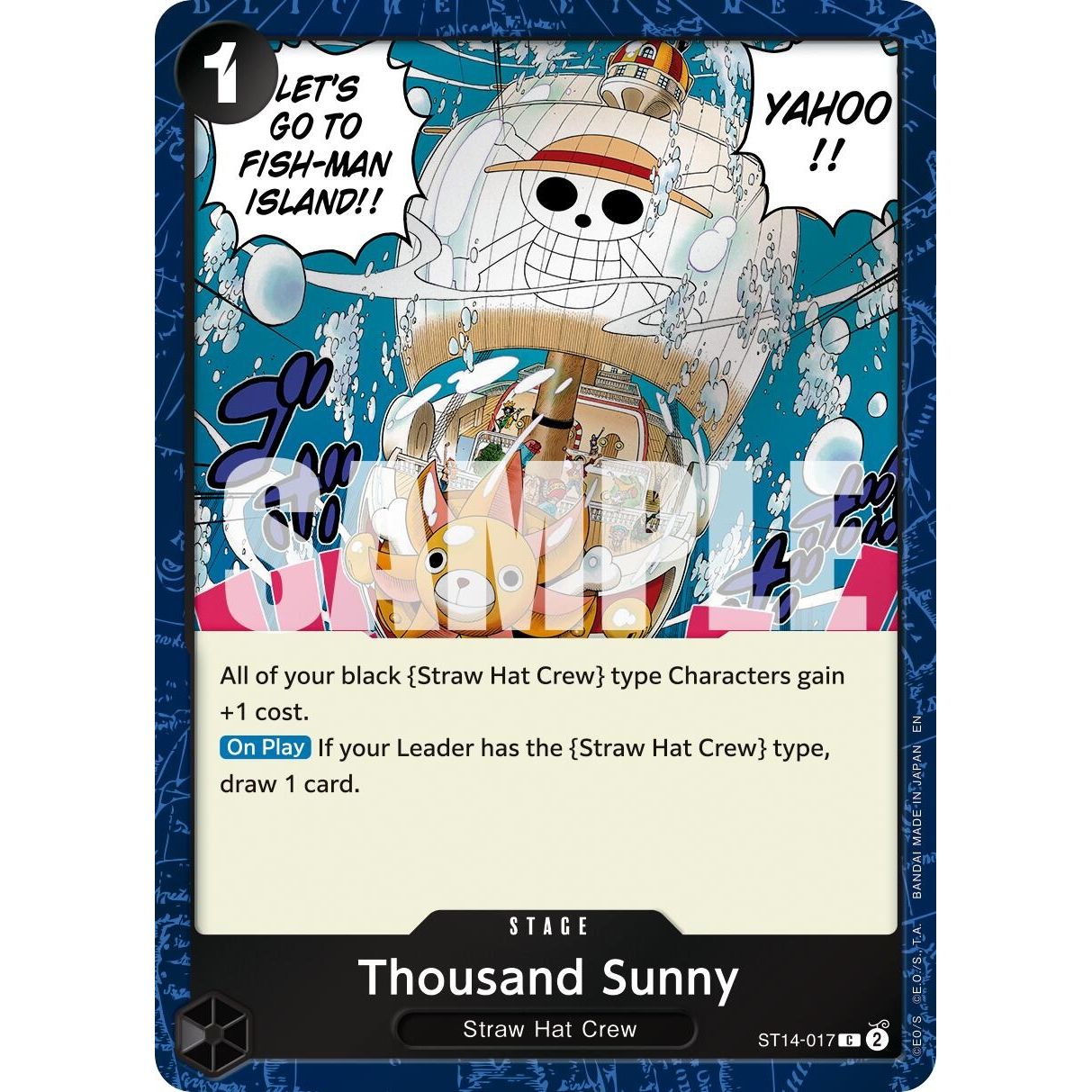 Image for Thousand Sunny (Pirate Foil) (ST14-017) (PRB-02) - One Piece Card Game