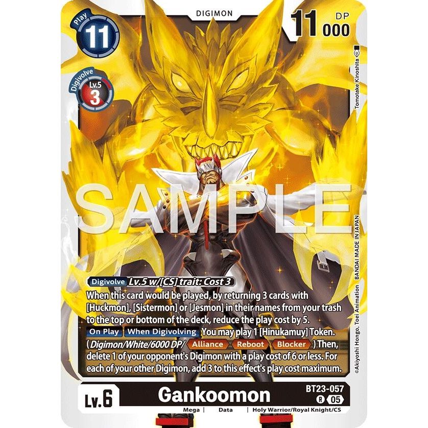 Image for Gankoomon (BT23-057 R) (BT-23) - Digimon Card Game
