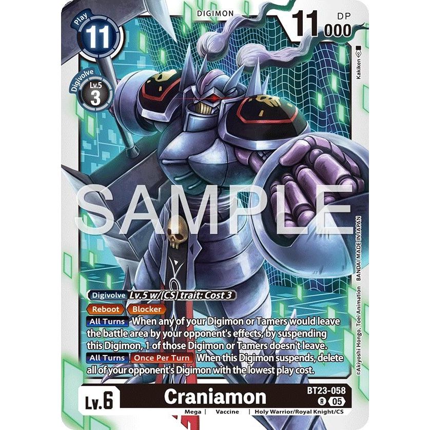Image for Craniamon (BT23-058 R) (BT-23) - Digimon Card Game