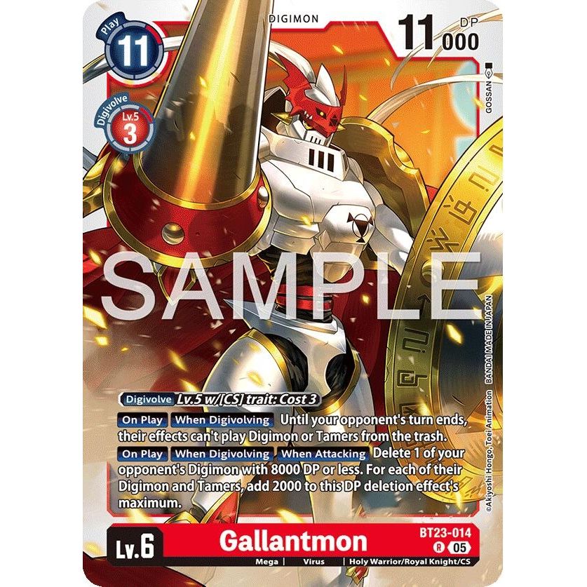 Image for Gallantmon (BT23-014 R) (BT-23) - Digimon Card Game