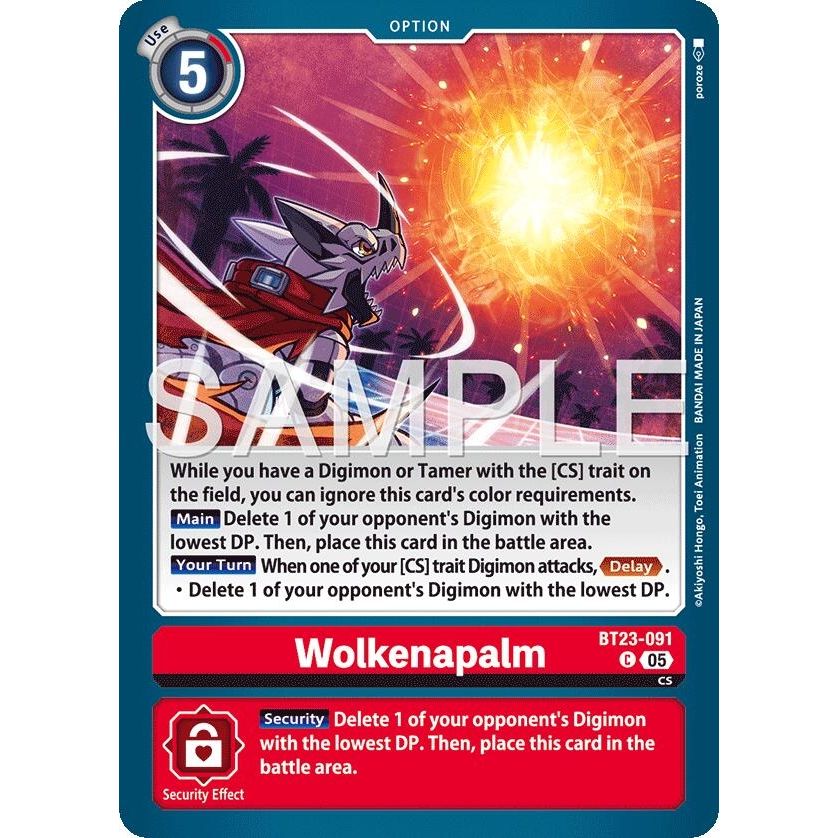 Image for Wolkenapalm (BT23-091 C) (BT-23) - Digimon Card Game