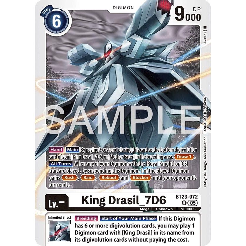 Image for King Drasil_7D6 (BT23-072 R) (BT-23) - Digimon Card Game
