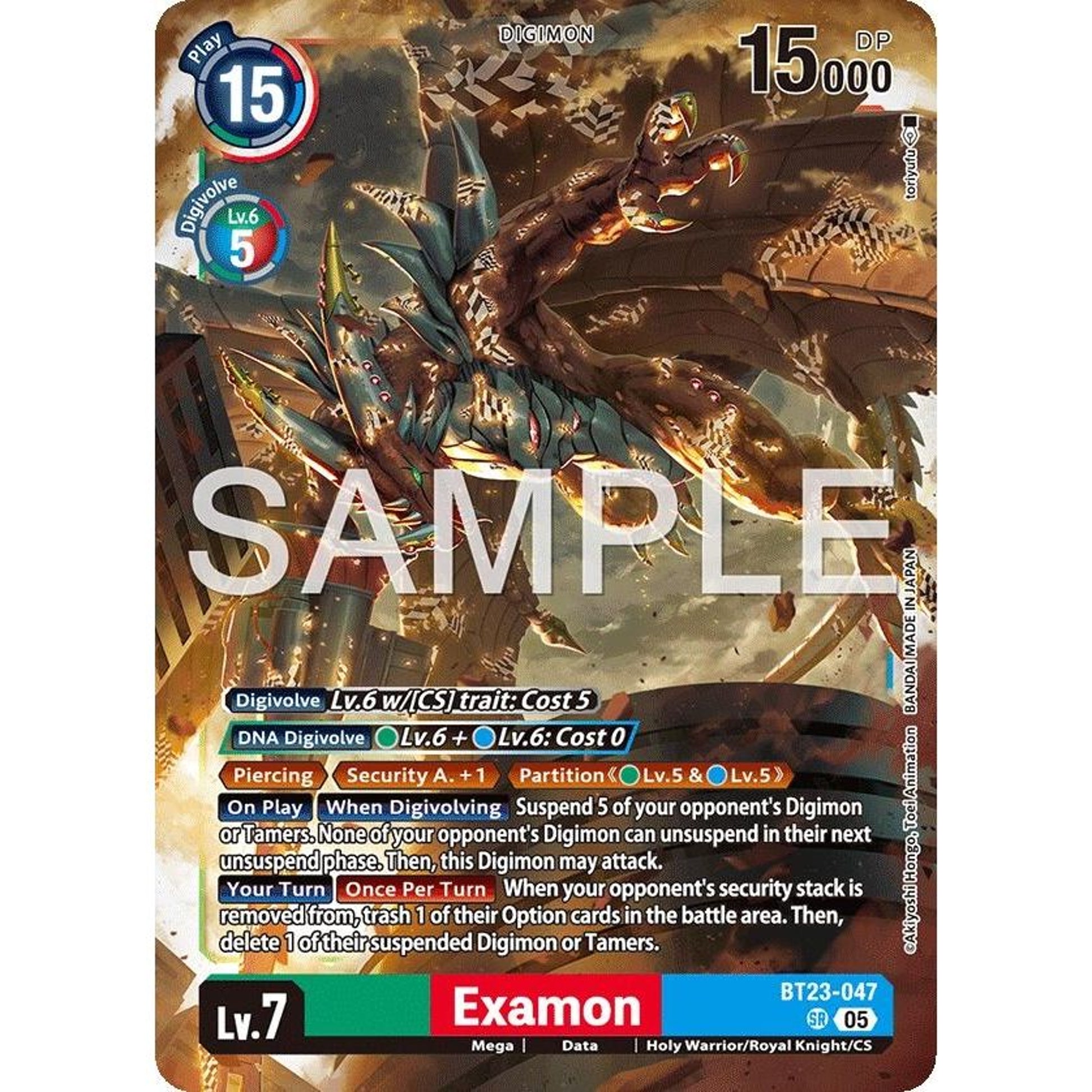 Image for Examon (BT23-047SR) (BT-23) - Digimon Card Game