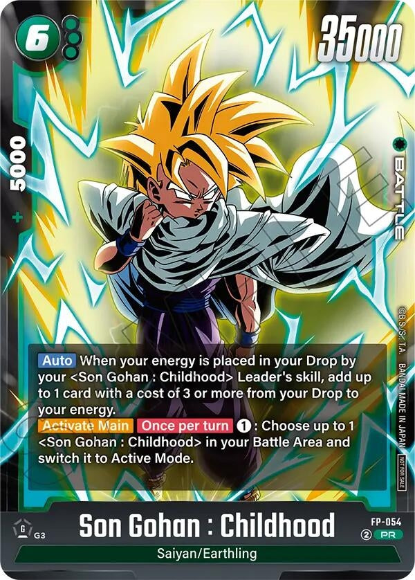 Image for Son Gohan : Childhood - FP-054 (Tournament Pack 08) (FP-054) (DBSFW_TPR) - Dragon Ball Super: Fusion World