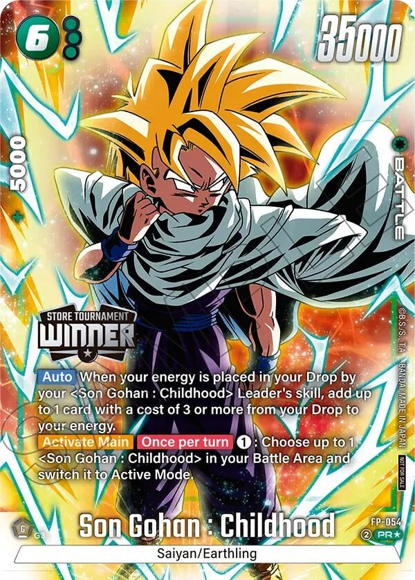 Image for Son Gohan : Childhood - FP-054 (Tournament Pack -Winner- 08) (FP-054) (DBSFW_TPR) - Dragon Ball Super: Fusion World
