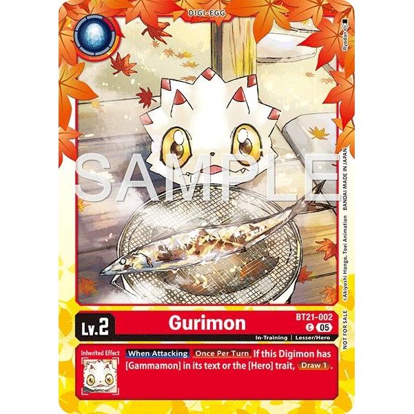 Image for Gurimon (Regulation Battle Vol.3 Participant) (BT21-002 C) (BT21) - Digimon Card Game