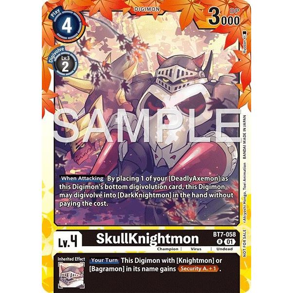 Image for SkullKnightmon (Regulation Battle Vol. 3 Winner) (BT7-058 R) (BT07) - Digimon Card Game