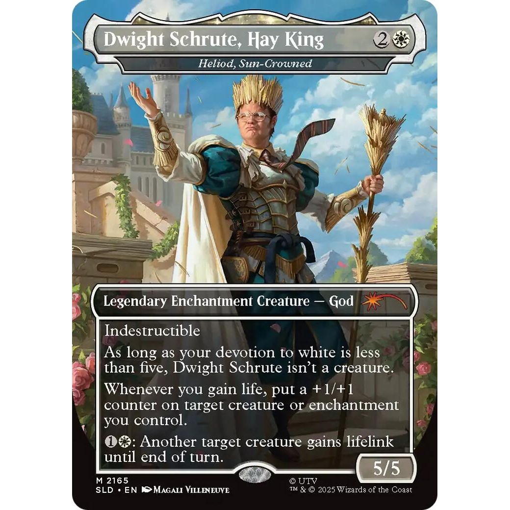 Image for Dwight Schrute, Hay King - Heliod, Sun-Crowned (2165) (SLD) - Magic: The Gathering
