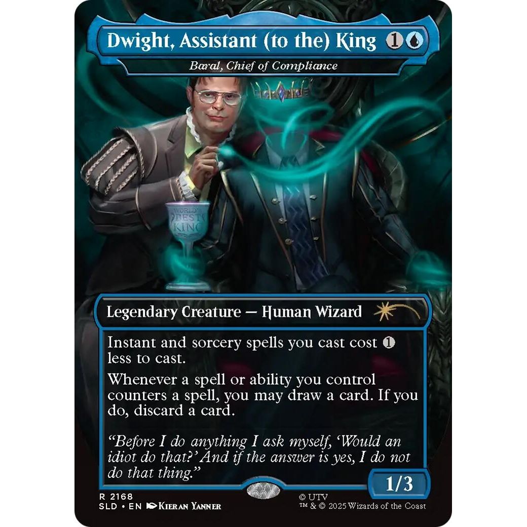 Image for Dwight, Assistant (to the) King - Baral, Chief of Compliance (2168) (SLD) - Magic: The Gathering