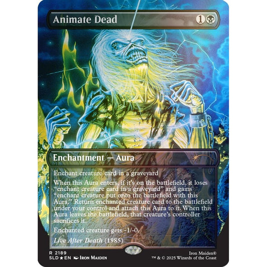 Image for Animate Dead (Rainbow Foil) (2189) (SLD) - Magic: The Gathering