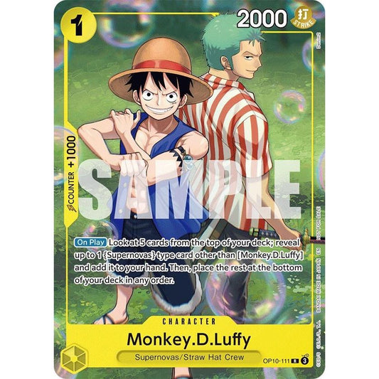 Image for Monkey.D.Luffy (Learn Together Deck Set - Set Sail Event) (OP10-111) (OP-PR) - One Piece Card Game