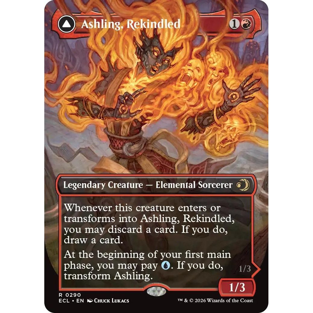 Image for Ashling, Rekindled (Borderless) (290) (ECL) - Magic: The Gathering