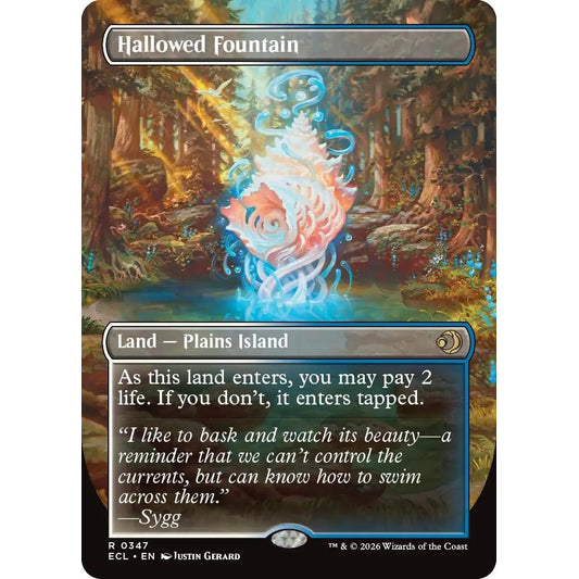 Hallowed Fountain (Borderless) (347) (ECL)