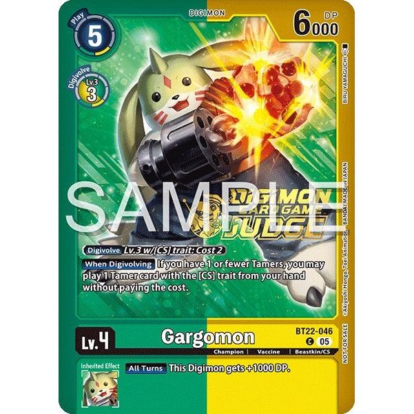 Image for Gargomon (Judge Pack 2025 Wave 2) (BT22-046 C) (BT22) - Digimon Card Game