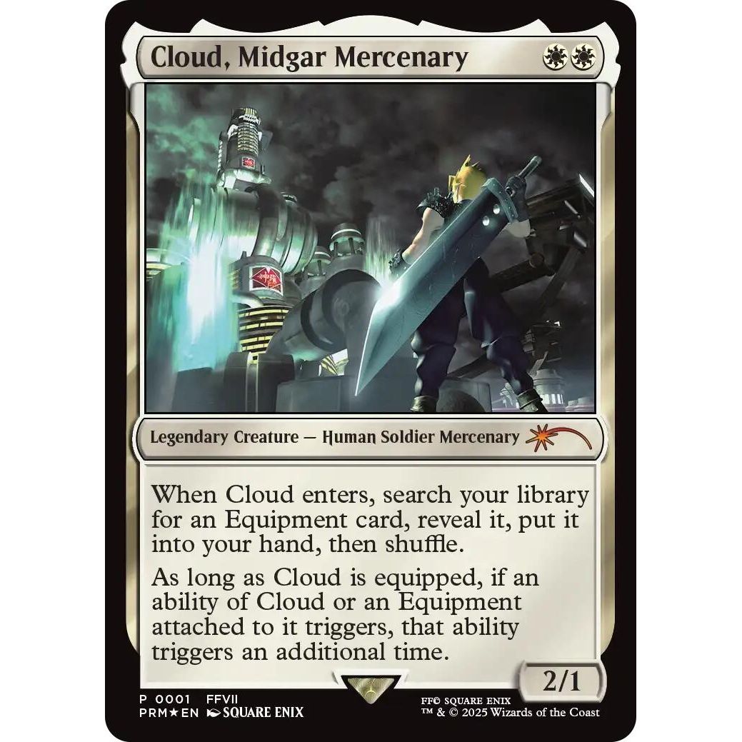 Image for Cloud, Midgar Mercenary (1) (UMP) - Magic: The Gathering