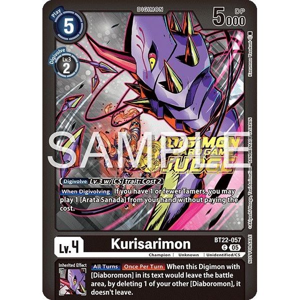 Image for Kurisarimon (Judge Pack 2025 Wave 2) (BT22-057 C) (BT22) - Digimon Card Game