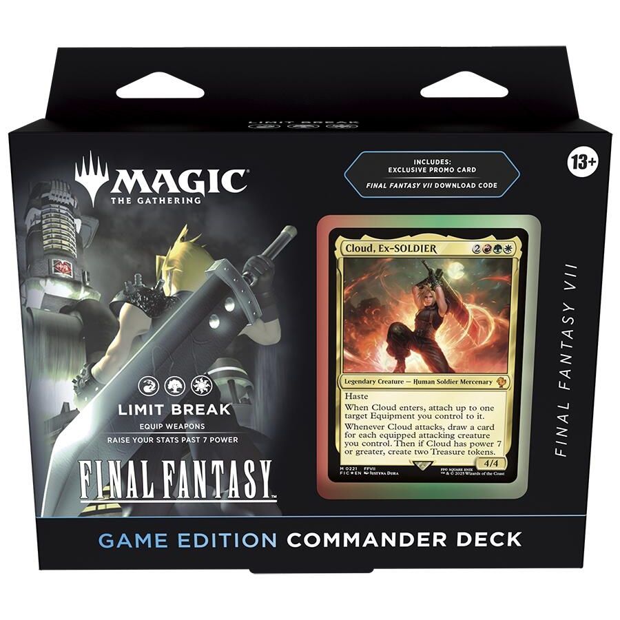 Image for FINAL FANTASY Commander Deck - FINAL FANTASY VII Limit Break (Game Edition) - Magic: The Gathering
